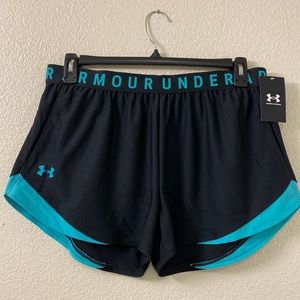 Under Armour UA Play Up Workout 3" Inseam Loose Shorts 1344552-043 Black